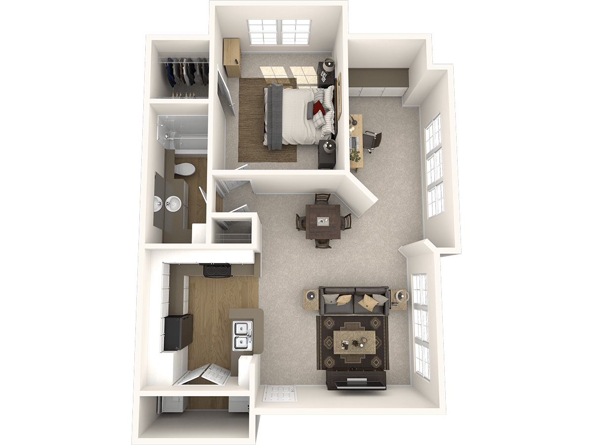 Floor plan layout diagram for Museo - A6